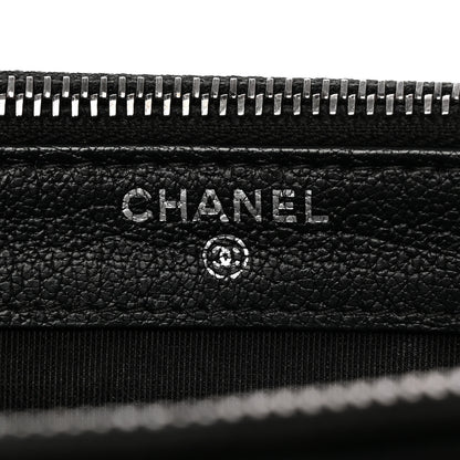 Chanel Patent Goatskin Quilted Small Gabrielle Clutch Black 8 of 11