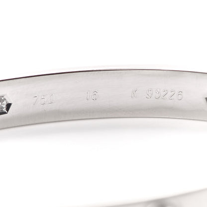 Cartier 18K White Gold 6 Diamond LOVE Bracelet 16 6 of 6