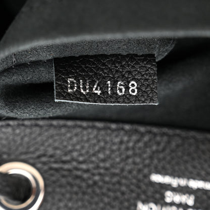 Louis Vuitton Calfskin Lockme Mini Backpack Black 7 of 10