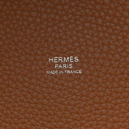 Hermes Taurillon Clemence Picotin Lock 26 GM Gold 8 of 9