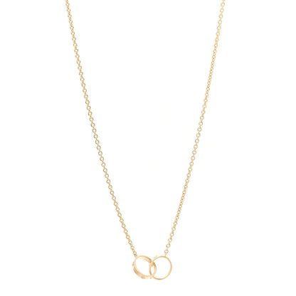 Cartier 18K Yellow Gold Interlocking LOVE Necklace 1 of 7