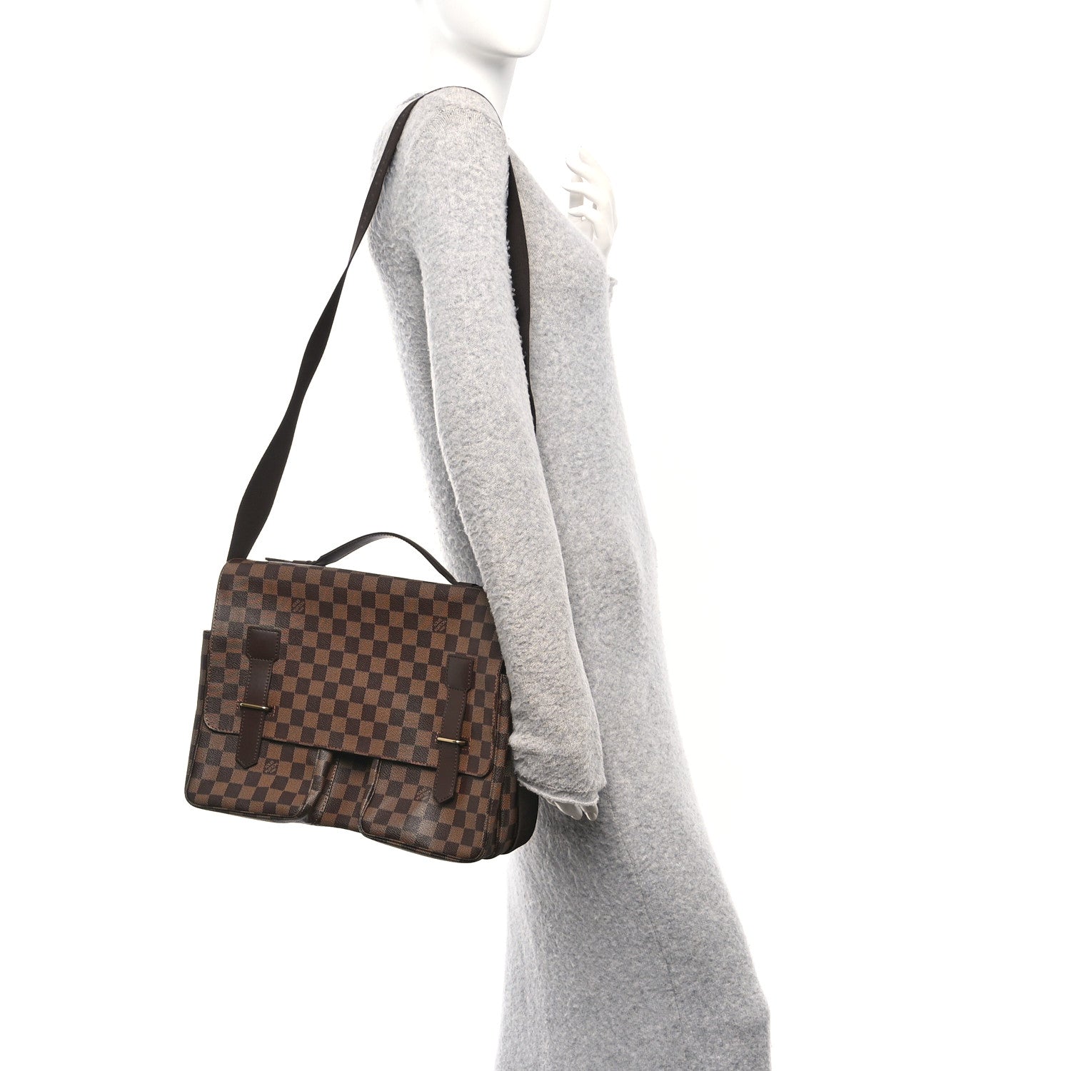 Louis Vuitton Damier Ebene Broadway Messenger Bag 2 of 10