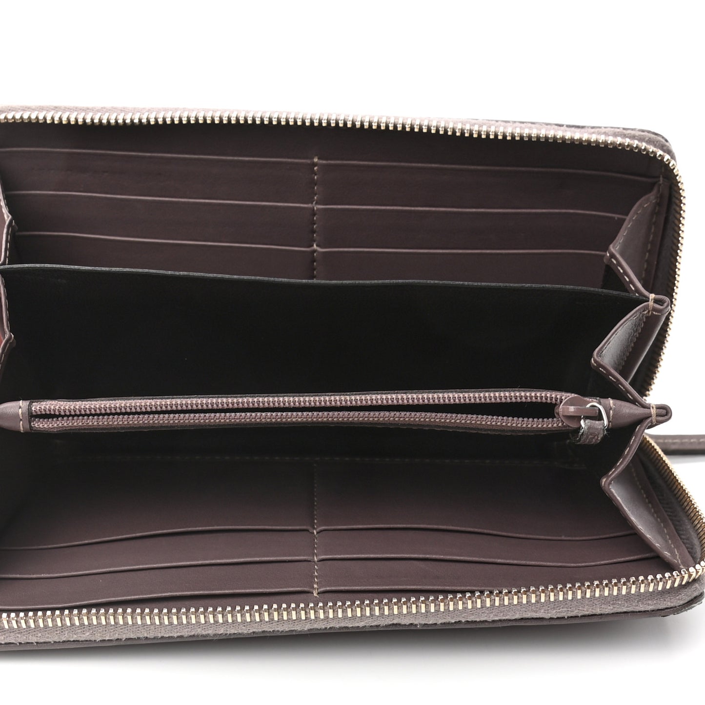 Guccissima Princy Zip Around Wallet Purple