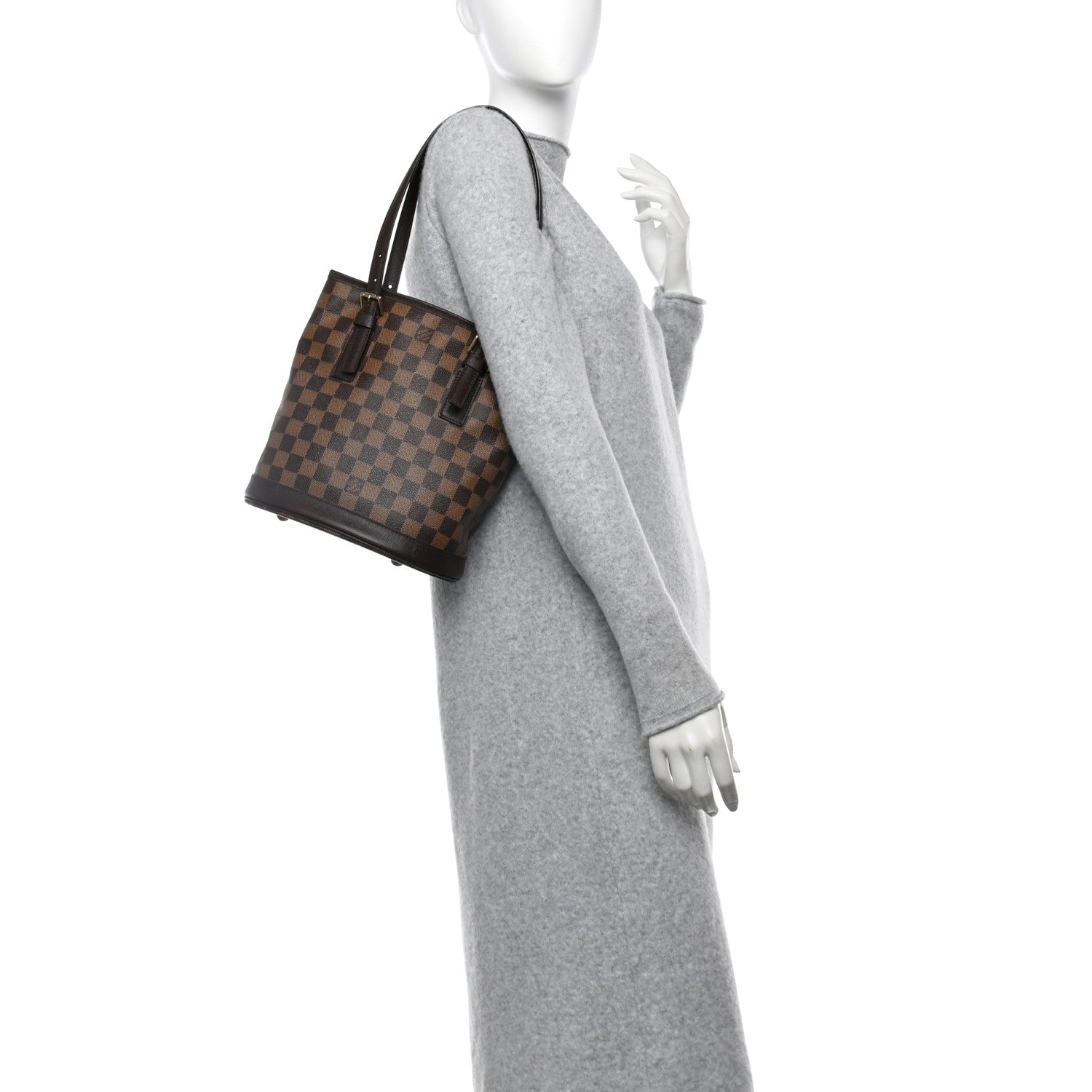 Louis Vuitton Damier Ebene Marais Bucket 23 2 of 11