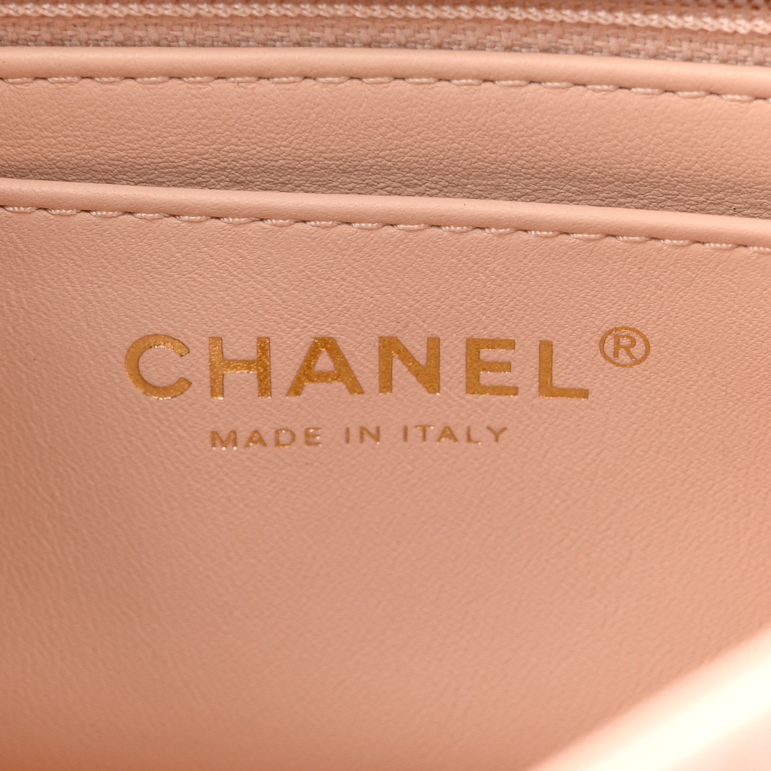 Chanel Lambskin Quilted Mini Rectangular Pearl Crush Flap Light Beige 6 of 11