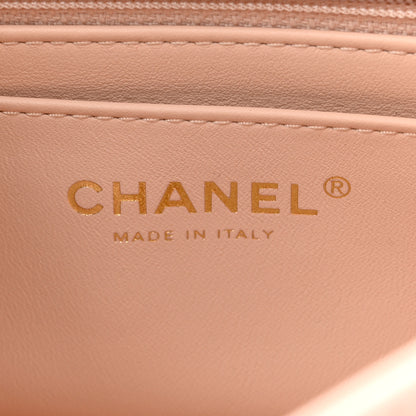 Chanel Lambskin Quilted Mini Rectangular Pearl Crush Flap Light Beige 6 of 11