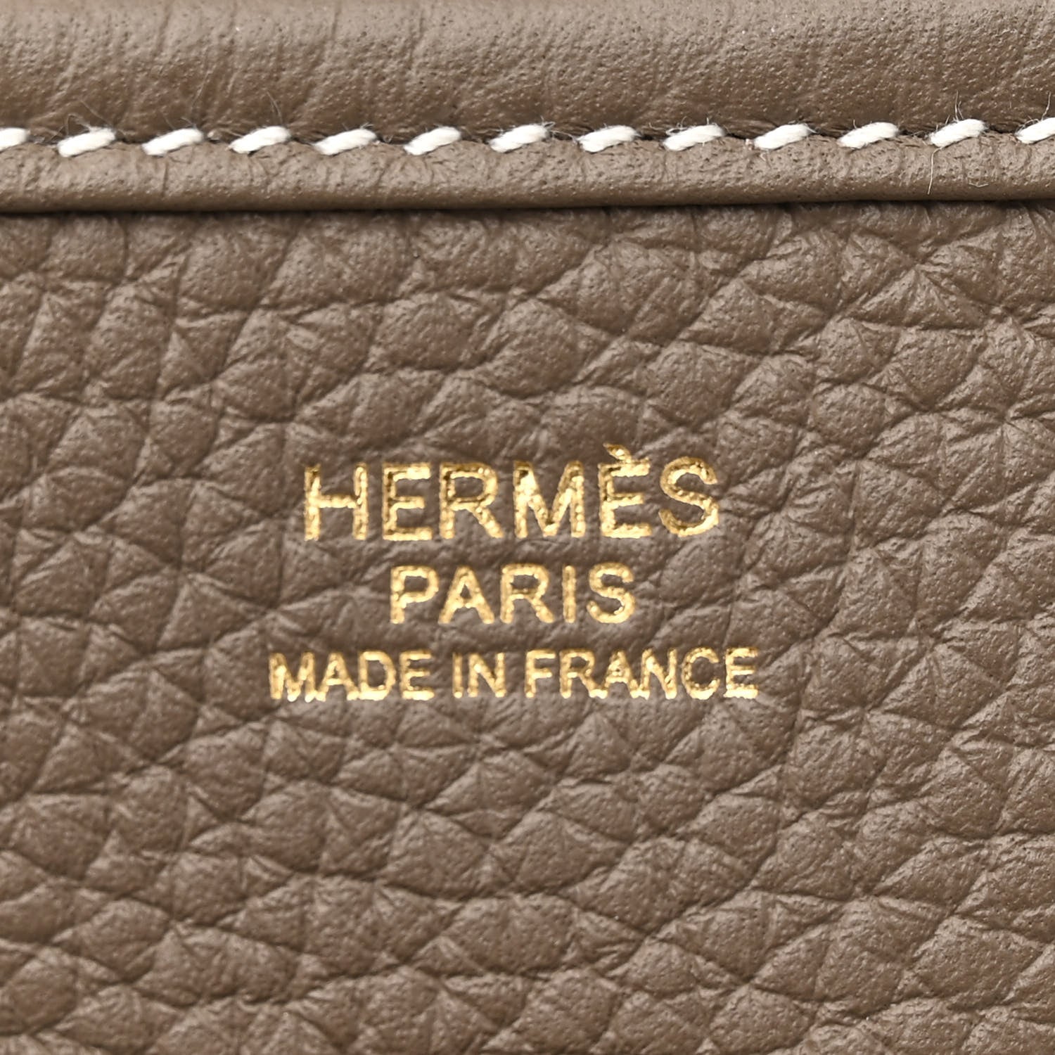 Hermes Taurillon Clemence Evelyne III PM Etoupe 6 of 11