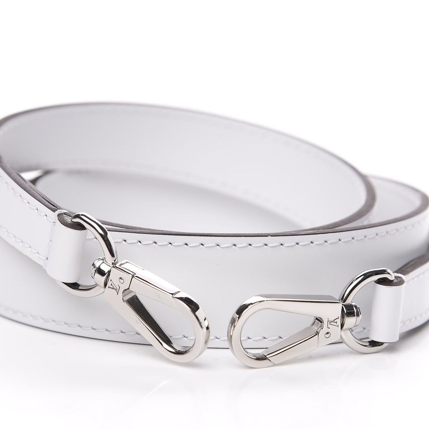Calfskin Grenelle Shoulder Strap White