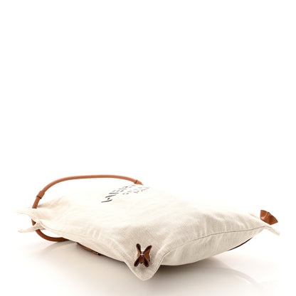 Hermes Toile Swift Maline Bag Gold Craie 4 of 11