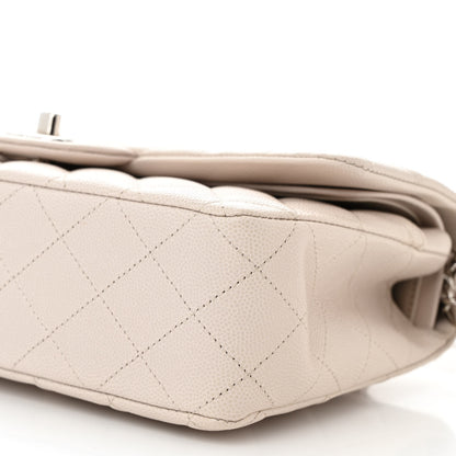 Chanel Caviar Quilted Medium Double Flap Ivory 10 of 11