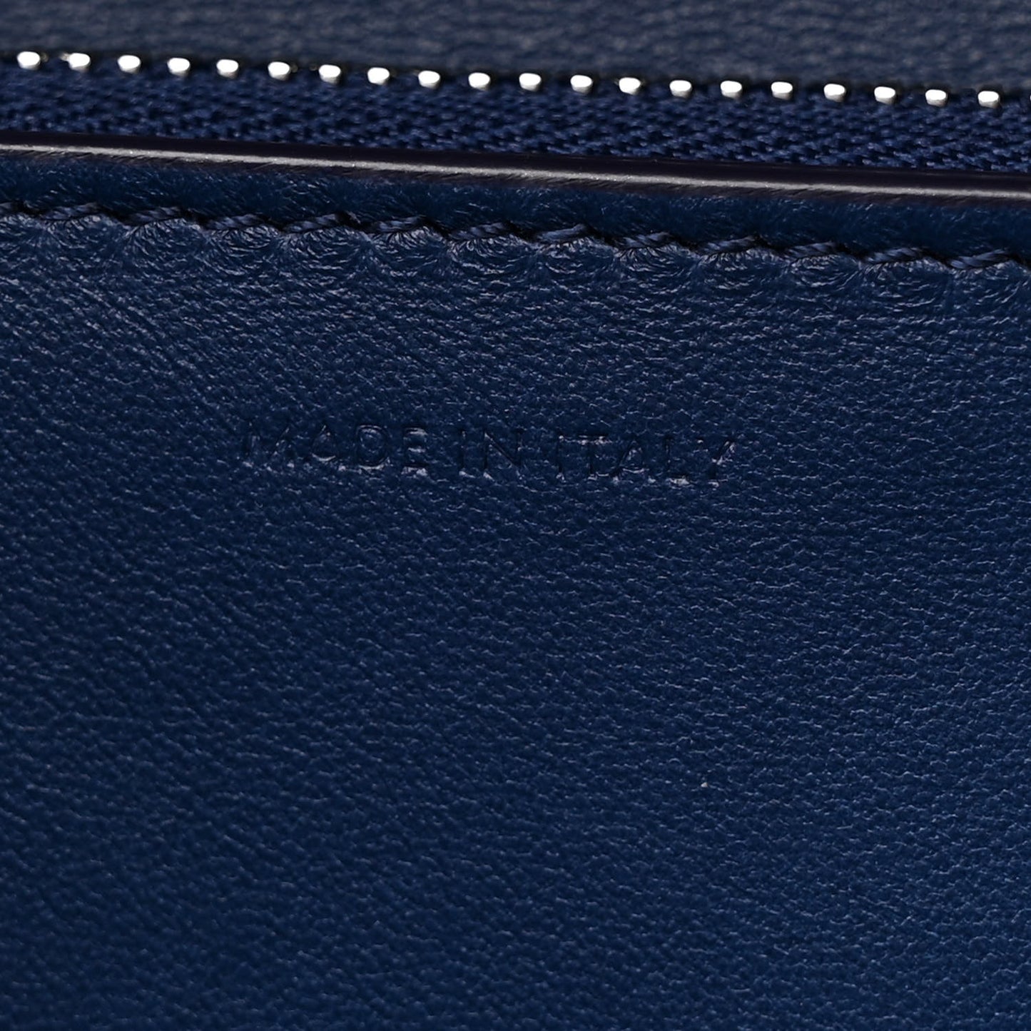 Liege Calfskin Medium Classic Box Flap Bag Blue