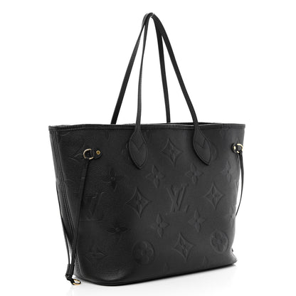 Louis Vuitton Empreinte Monogram Giant Neverfull MM Black 3 of 9