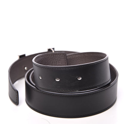Hermes Box Togo 32mm Quizz H Belt 95 Black Etain 5 of 6