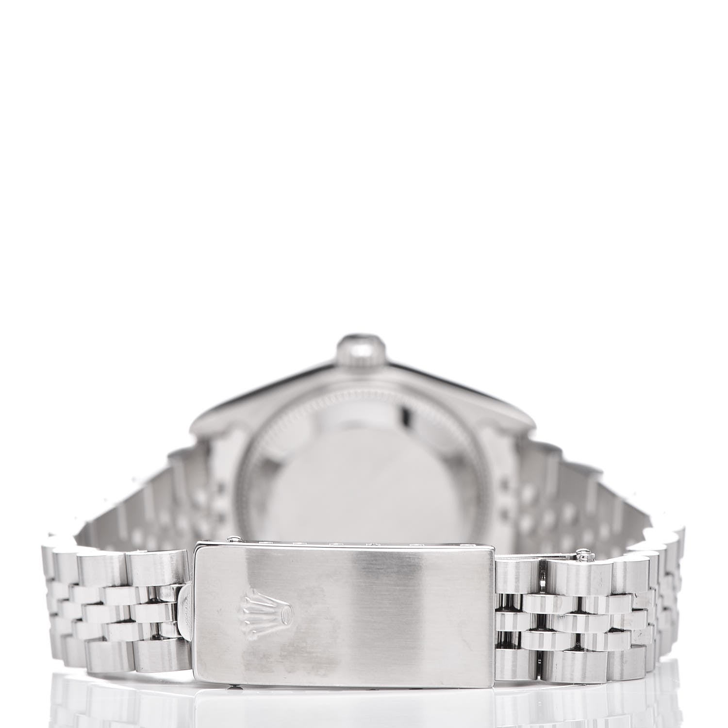 Rolex Stainless Steel 18K White Gold 26mm Oyster Perpetual Datejust Watch White Roman 69174 4 of 8