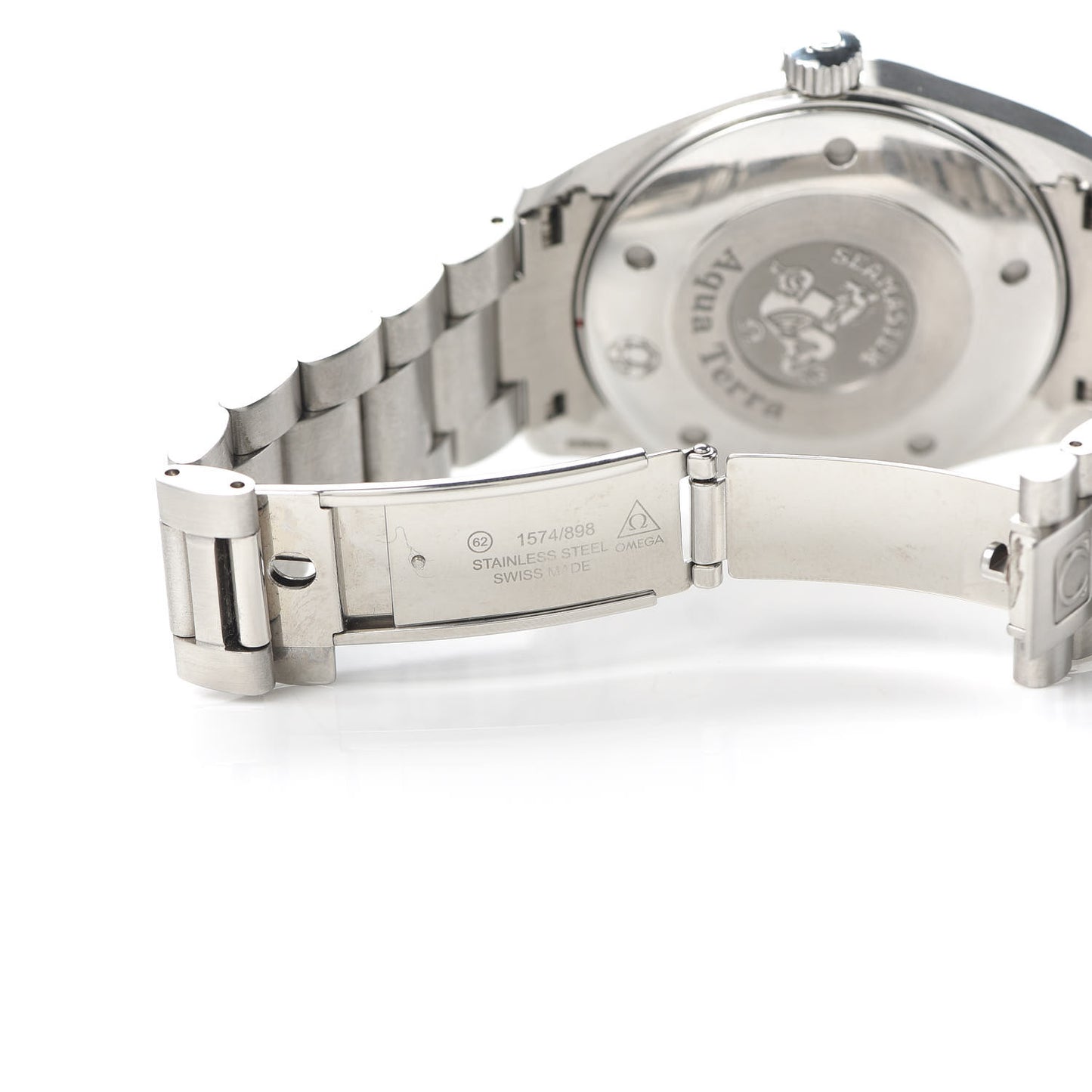 Stainless Steel 39mm Seamaster Aqua Terra Quartz Watch Black 2517.50