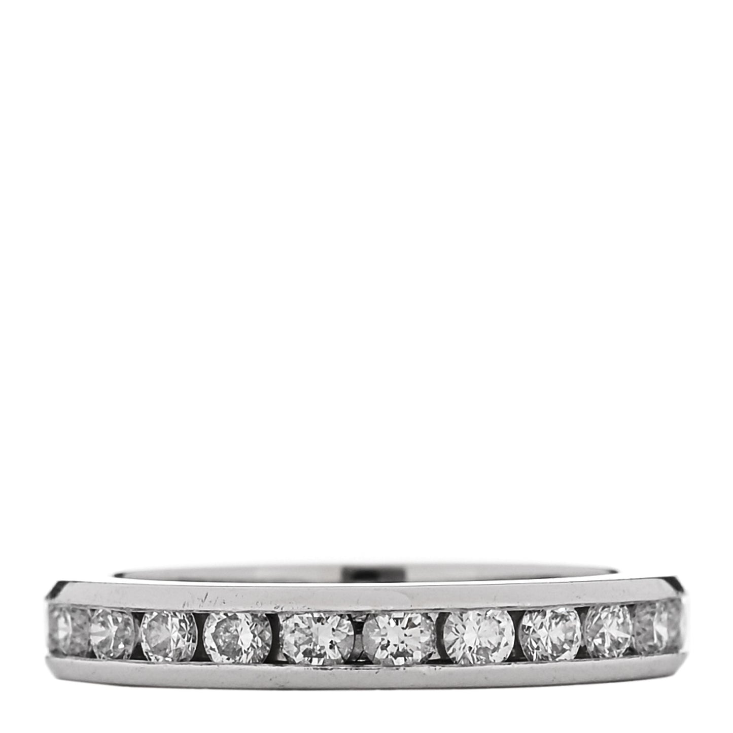 Platinum Diamond 2.5mm Full Circle Wedding Band Ring 48 4.5