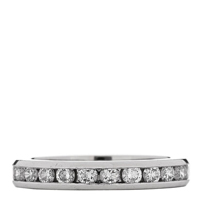 Tiffany Platinum Diamond 2.5mm Full Circle Wedding Band Ring 48 4.5 1 of 4