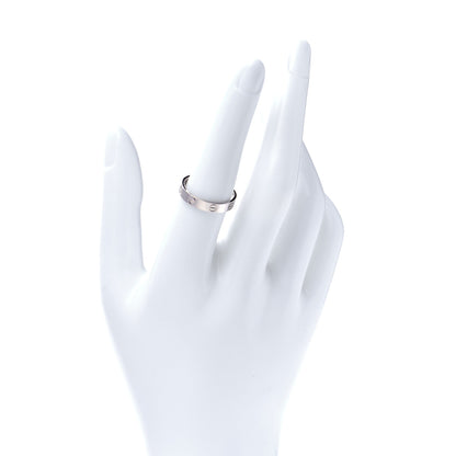 Cartier 18K White Gold 3.5mm LOVE Wedding Band Ring 55 7.25 2 of 6