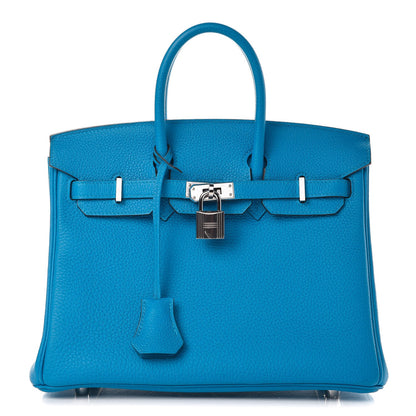 Hermes Togo Birkin 25 Bleu Zanzibar 1 of 8