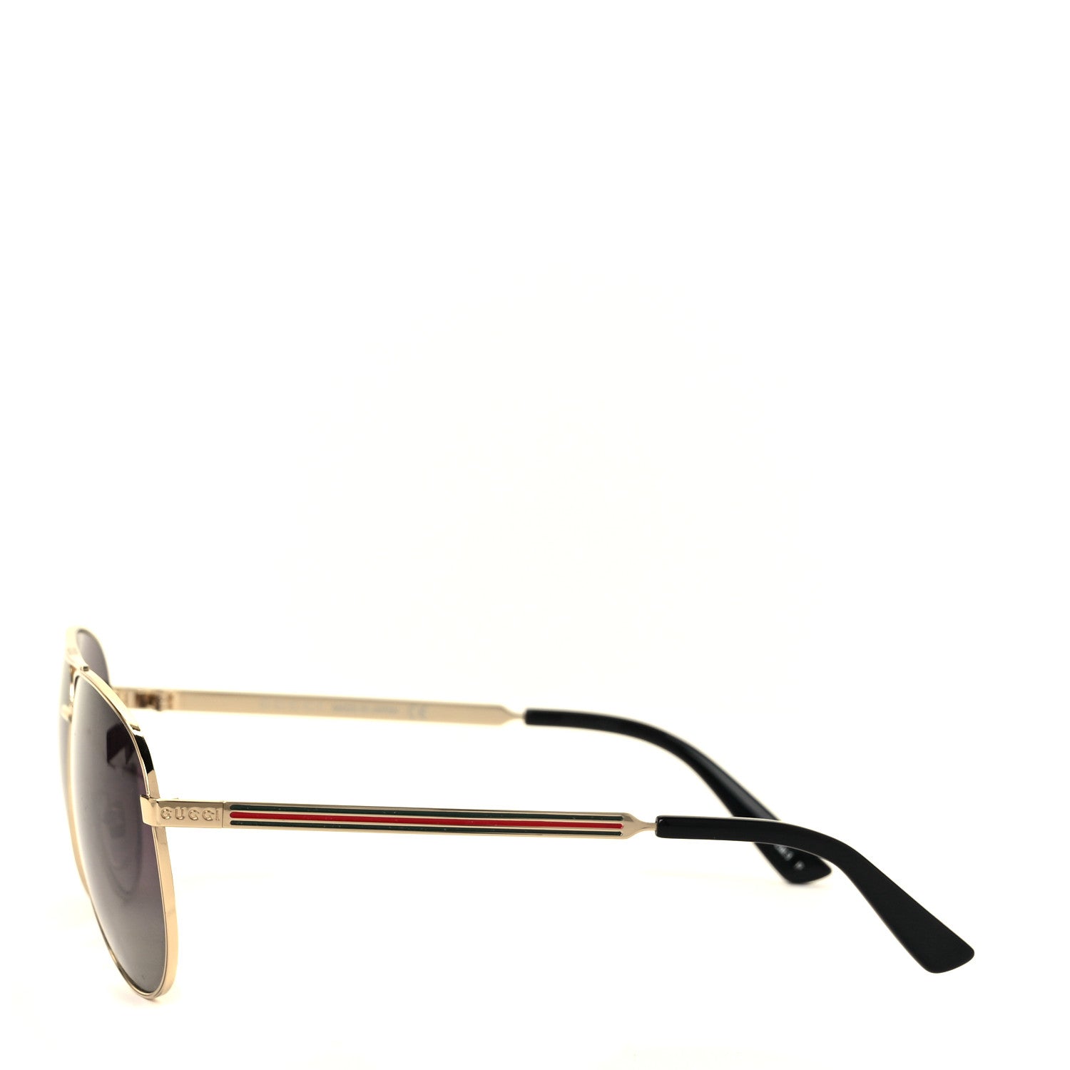 Gucci Aviator Sunglasses GG0237S Gold 3 of 9