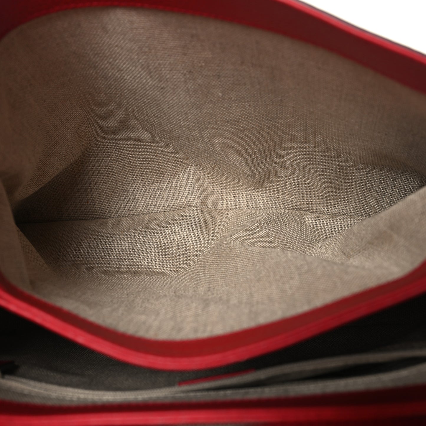 Dollar Calfskin Medium Interlocking G Top Handle Shoulder Bag Red