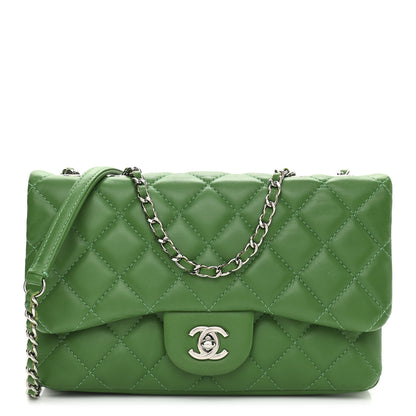 Chanel Calfskin Quilted Small Tender Touch Flap Bag Green 1 of 12