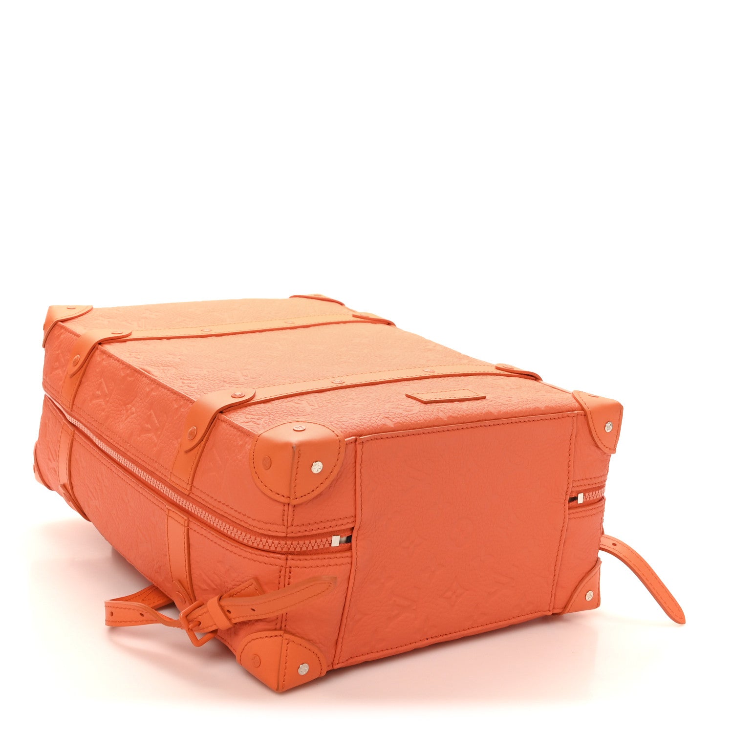 Louis Vuitton Taurillon Empreinte Soft Trunk Backpack PM Orange 4 of 9