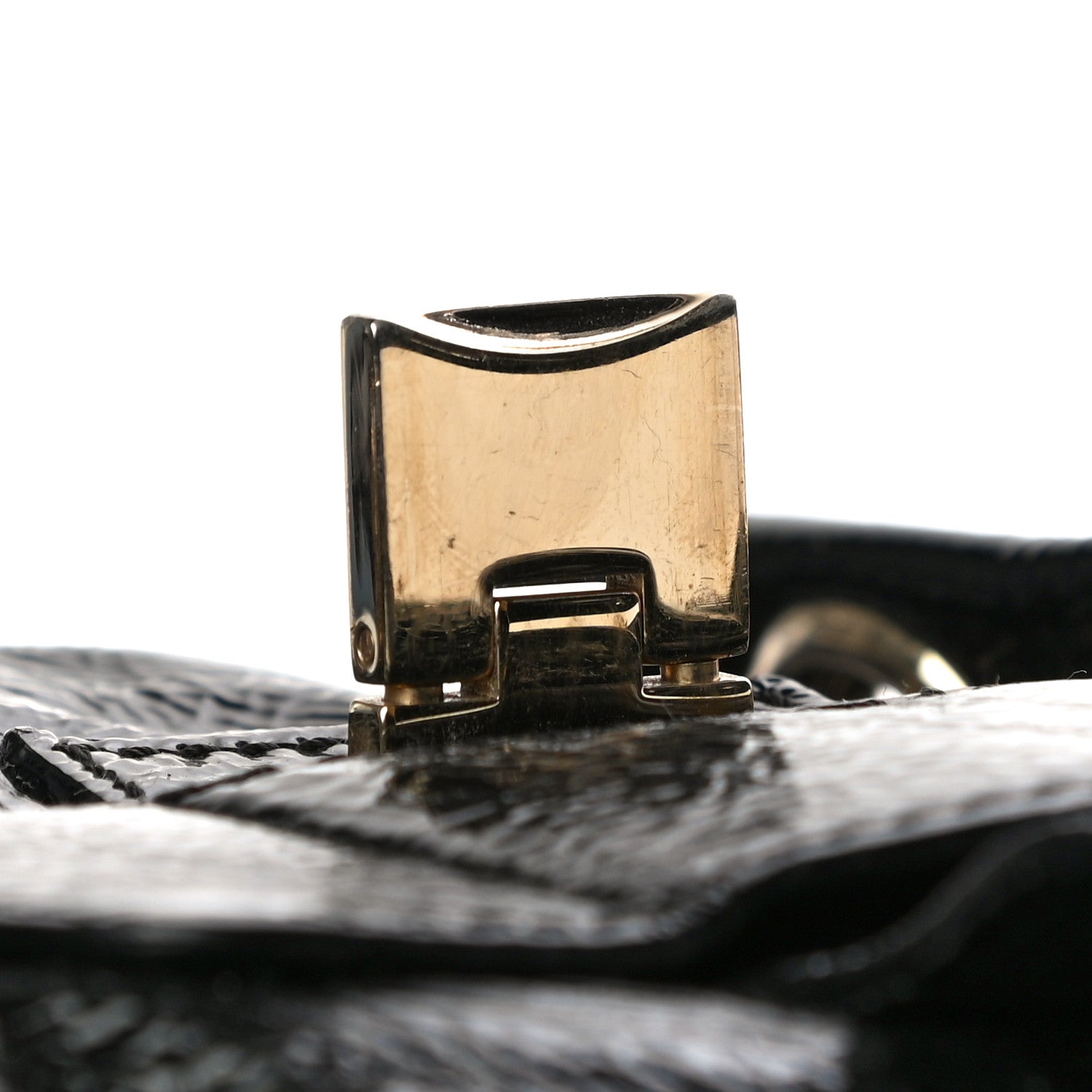 Jimmy Choo Crushed Patent Riki Bag Black 18 of 22