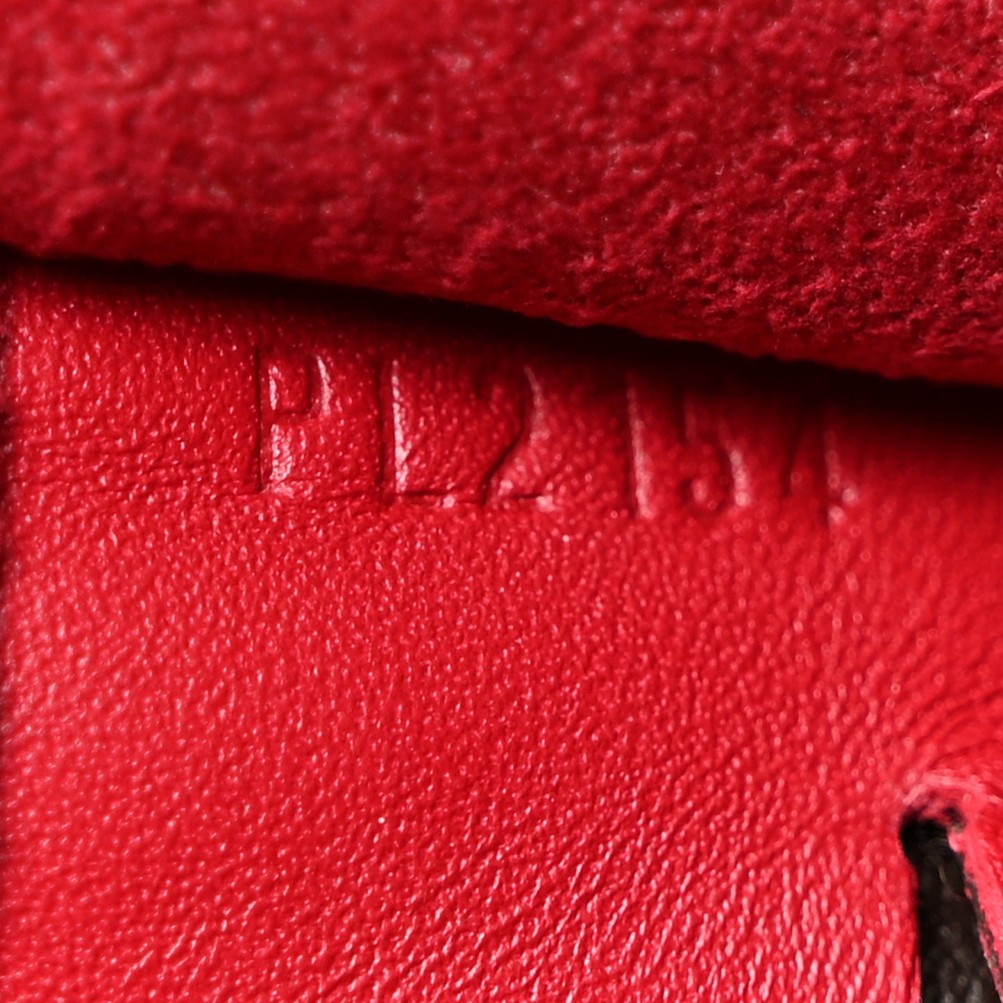 Calfskin Chain Louise MM Red