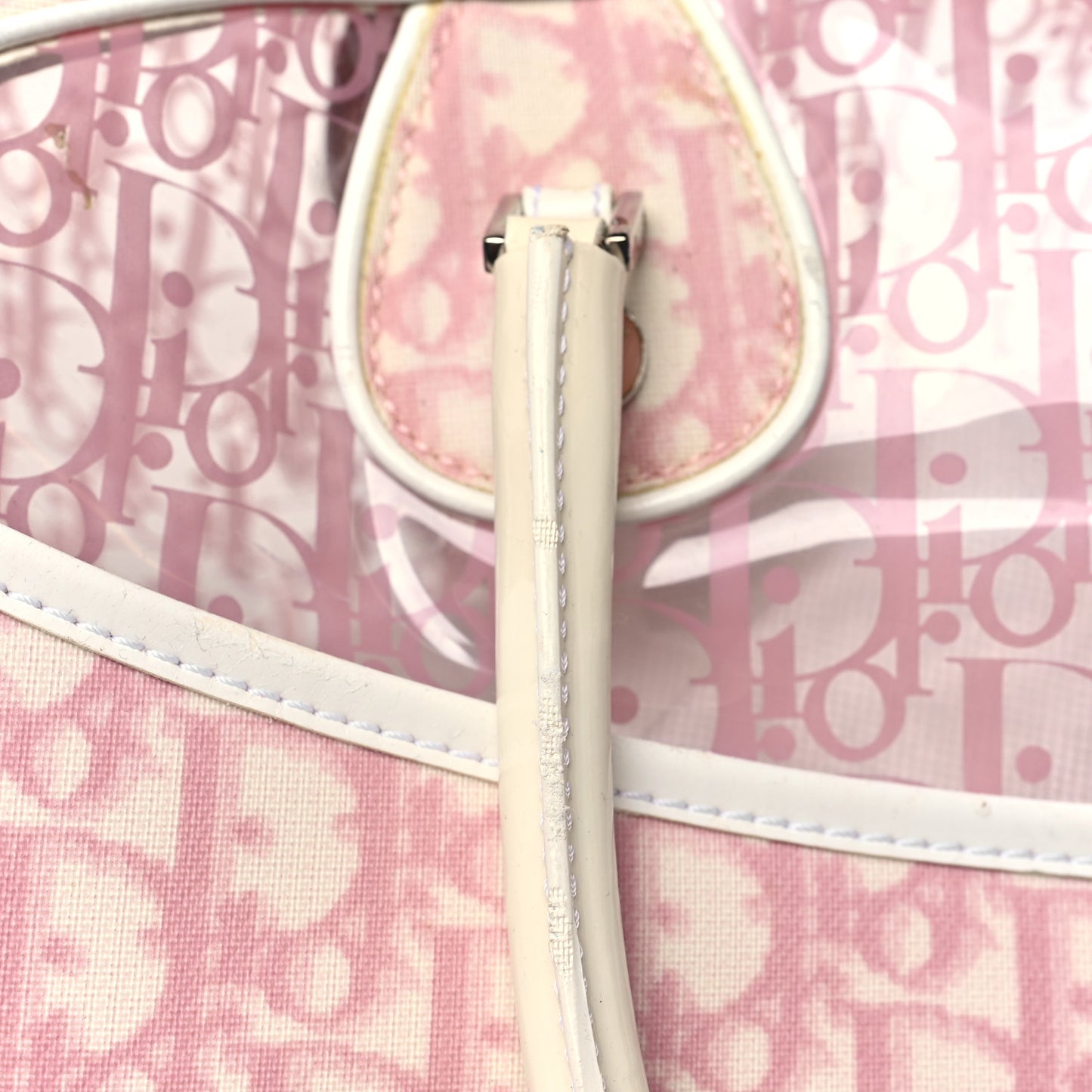Monogram PVC Bowler Pink