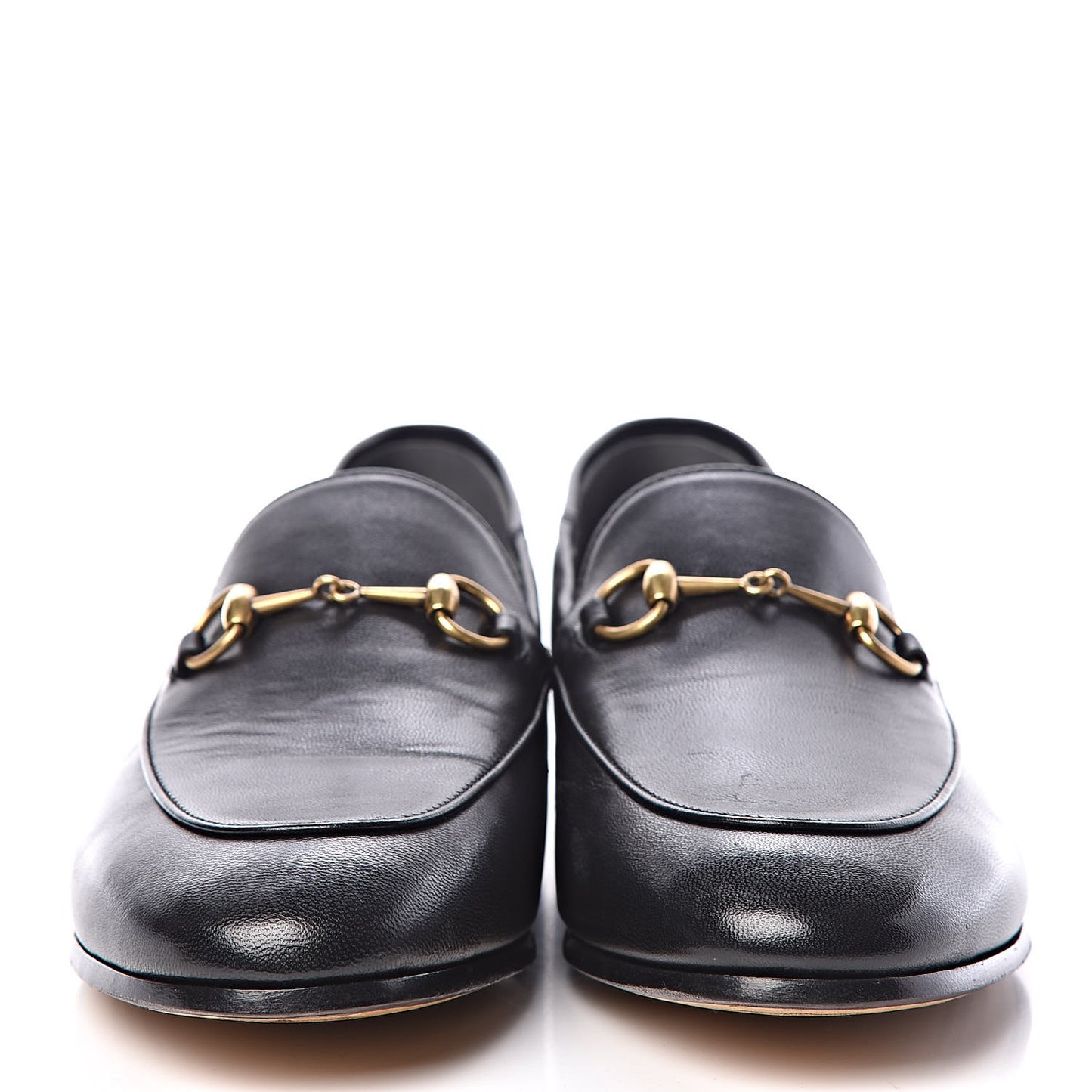 Lambskin Womens Brixton Horsebit Loafers 39 Black