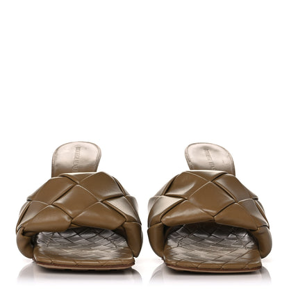 Bottega Veneta Nappa Maxi Intrecciato Lido 90mm Mule Sandals 37.5 Fudge 2 of 7