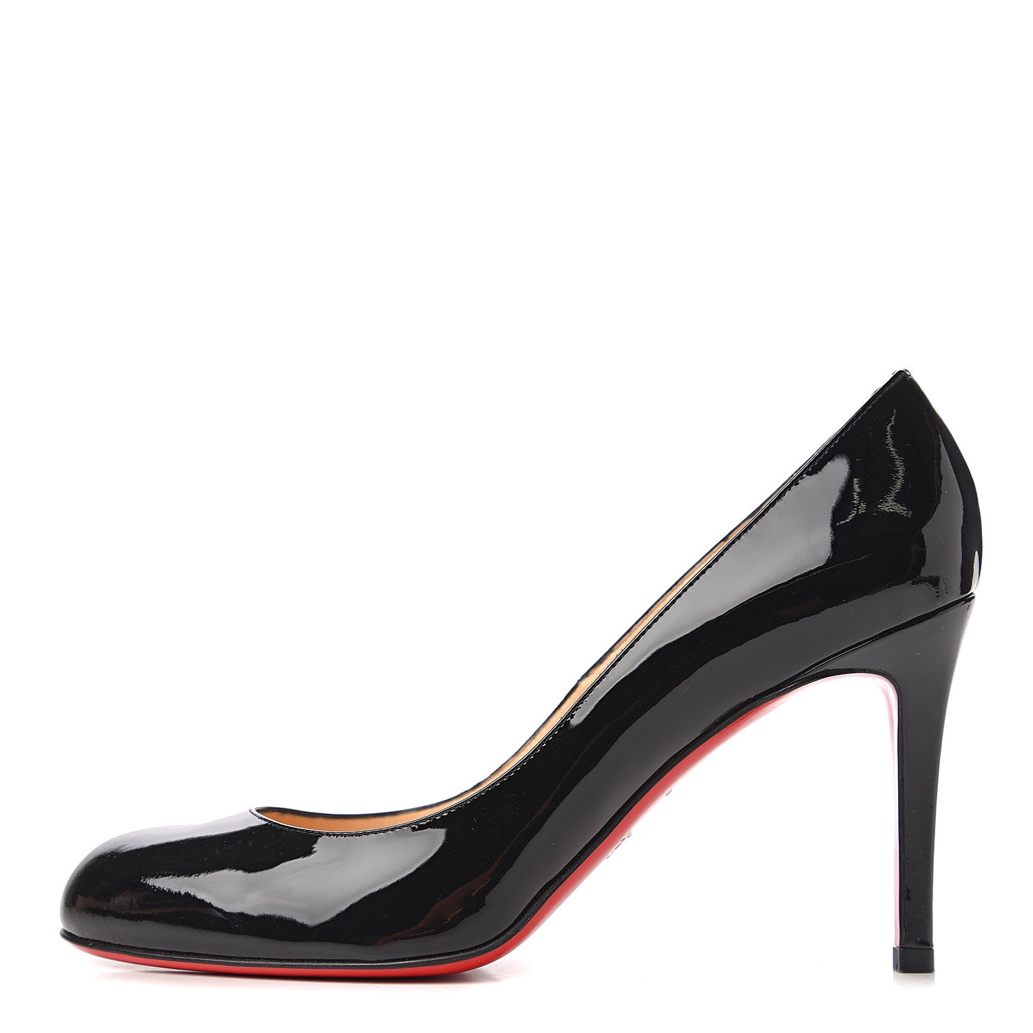 Christian Louboutin Patent Simple 85 Pumps 38 Black 1 of 9