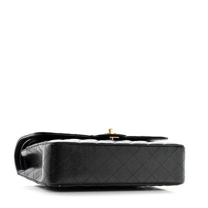 Chanel Caviar Quilted Medium Double Flap Black 4 of 11
