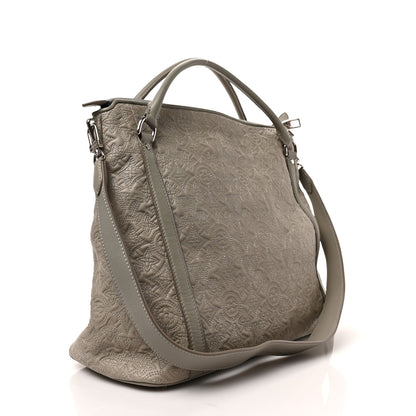 Louis Vuitton Monogram Lambskin Antheia Ixia MM Grey 3 of 8