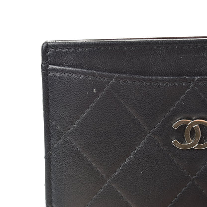 Chanel Lambskin Quilted Card Holder Black 9 of 9