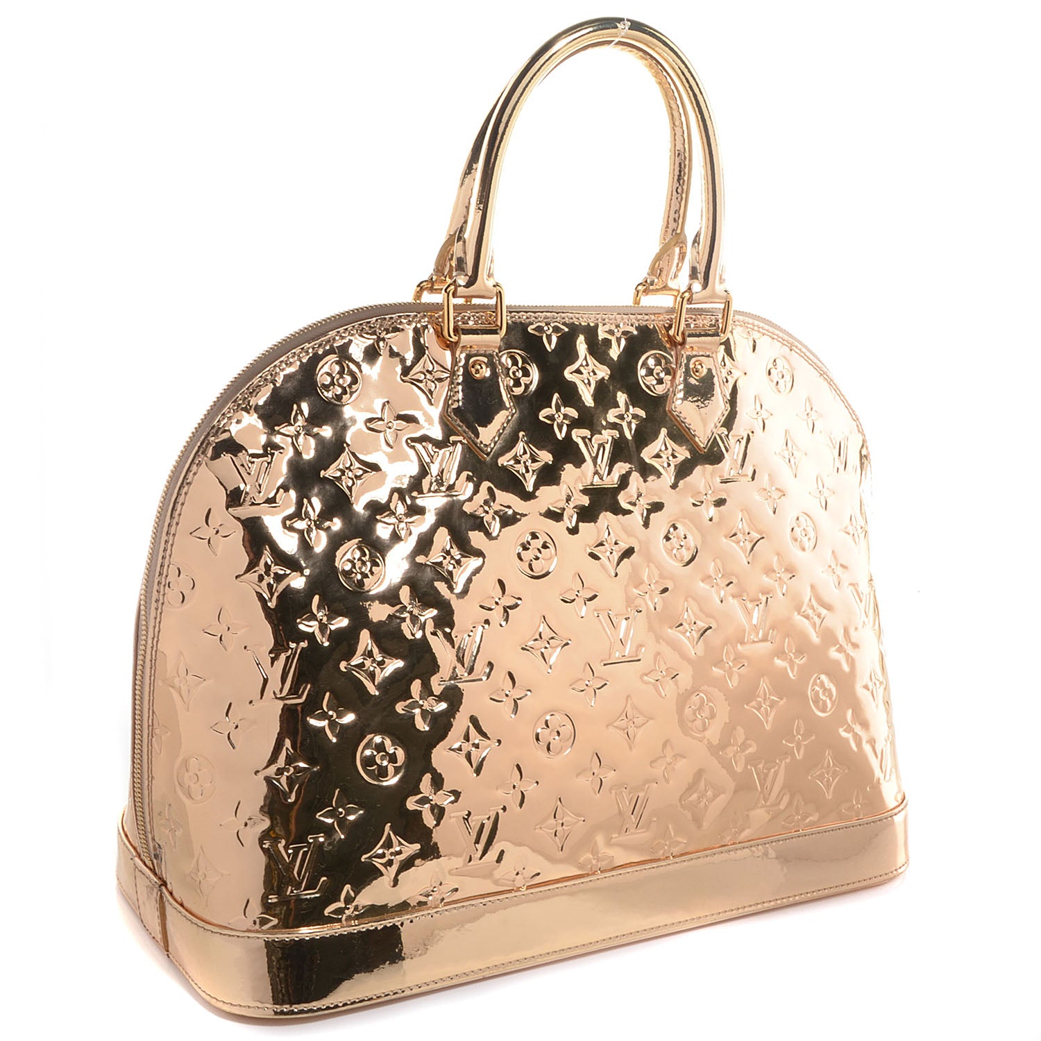 Louis Vuitton Monogram Miroir Alma MM Gold 87354 – FASHIONPHILE