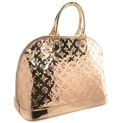 Louis Vuitton Monogram Miroir Alma MM Gold 3 of 7