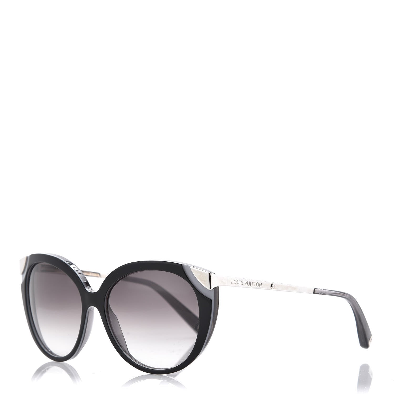 Louis Vuitton Amber Cat Eye Sunglasses Z0778W Black 1 of 7