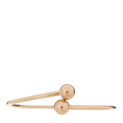 Tiffany 18K Rose Gold 8mm HardWear Ball Bypass Bracelet 1 of 4