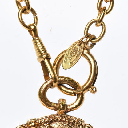 Chanel Loupe Magnifying Glass Necklace Gold 3 of 5