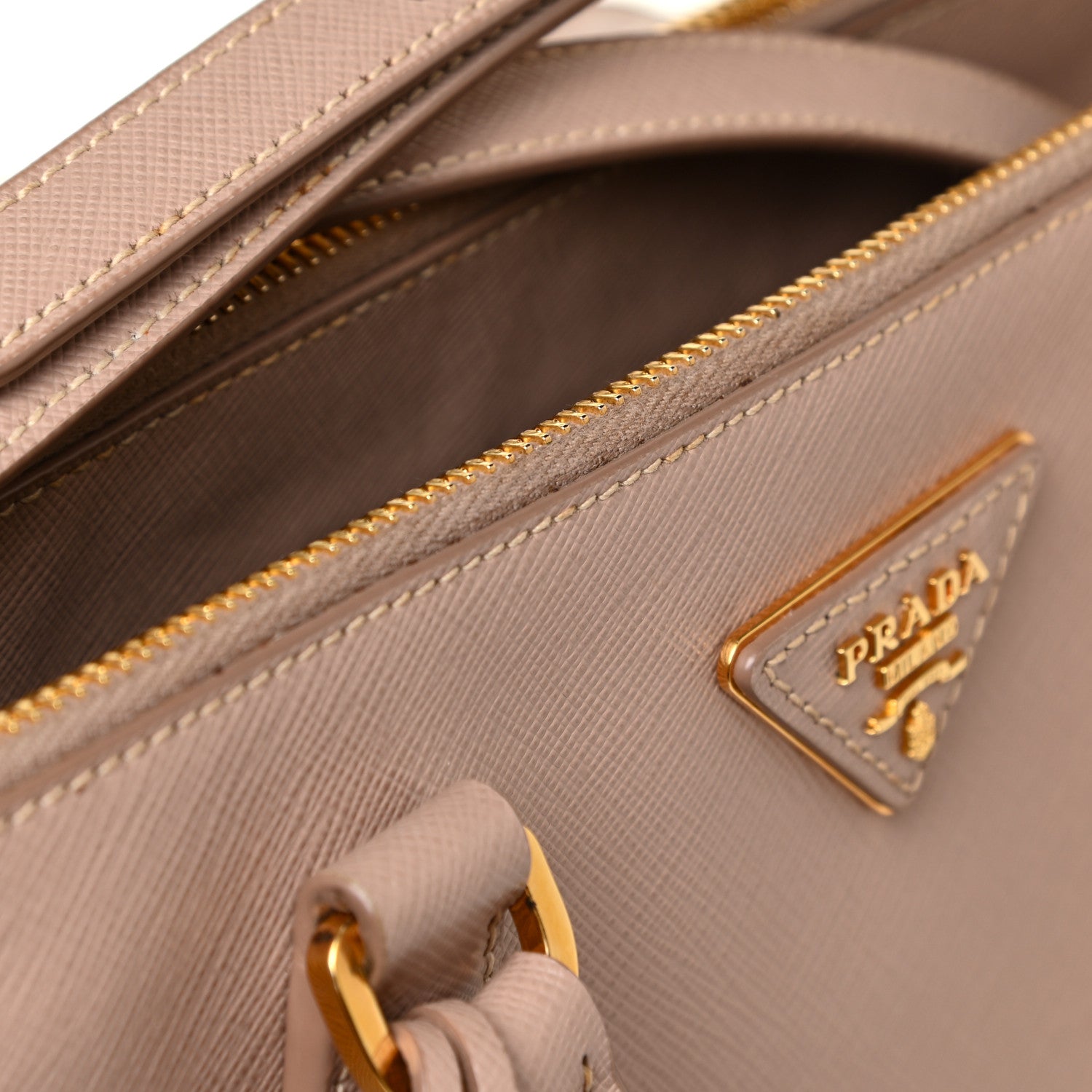 Prada Saffiano Small Galleria Double Zip Tote Cammeo 7 of 20