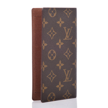 Louis Vuitton Monogram Checkbook Holder Case Wallet 3 of 8
