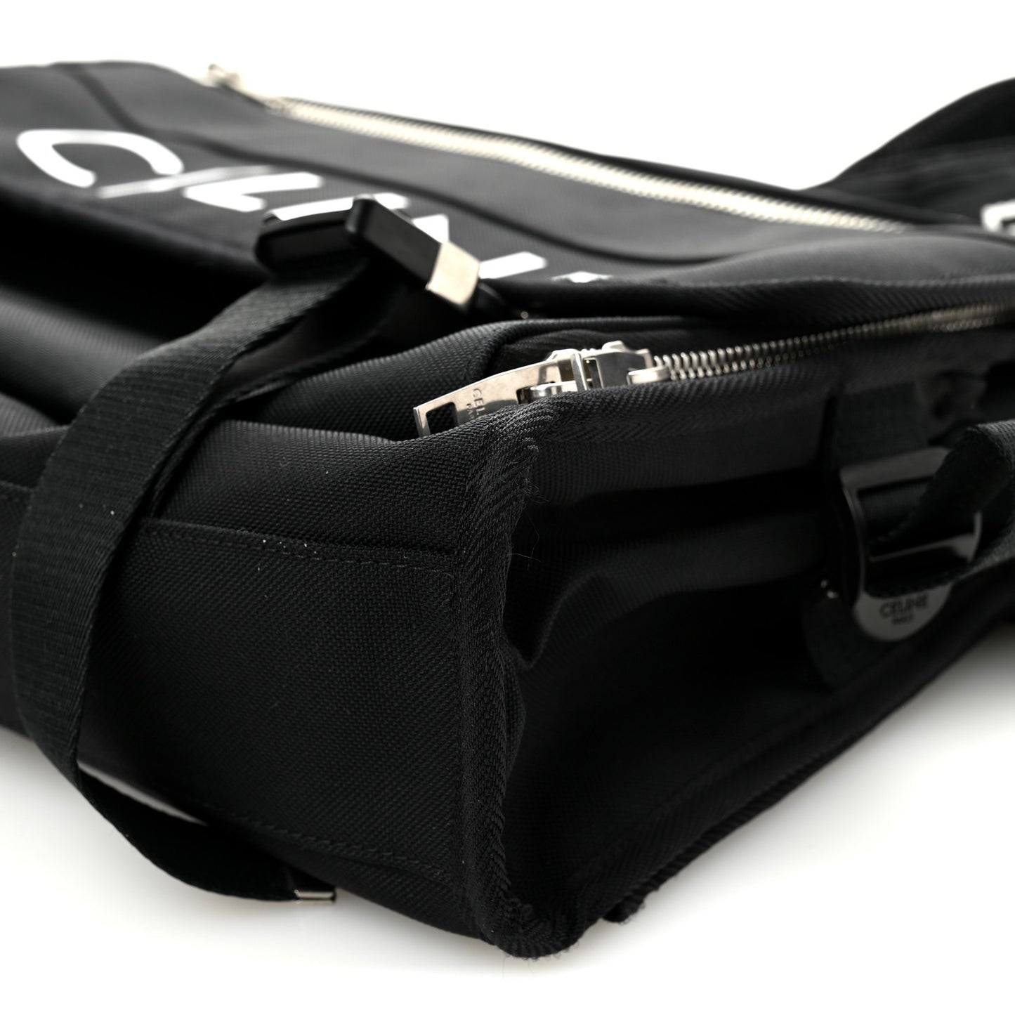 Canvas Trekking Large Messenger Bag Black