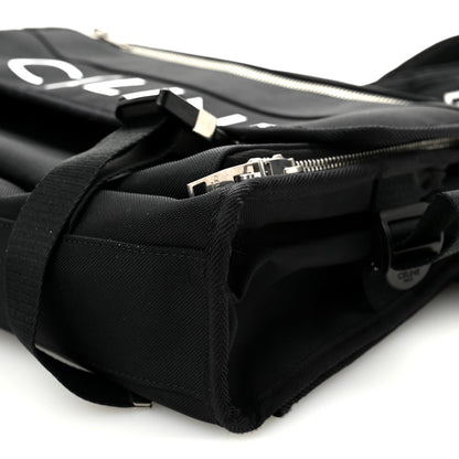 Celine Canvas Trekking Large Messenger Bag Black 9 of 10