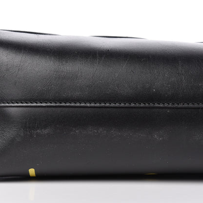 Gucci Calfskin GucciGhost Real Medium XL Tote Black Yellow 12 of 13