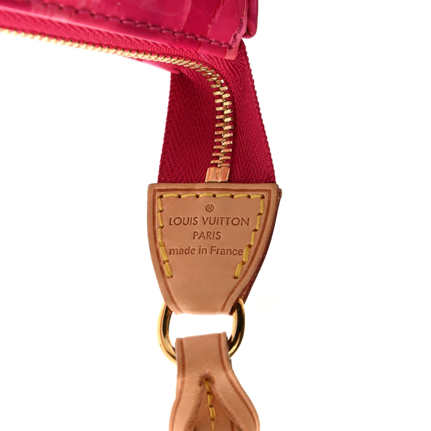 Louis Vuitton Vernis Ikat Pochette Accessories NM Rose Indien 6 of 9