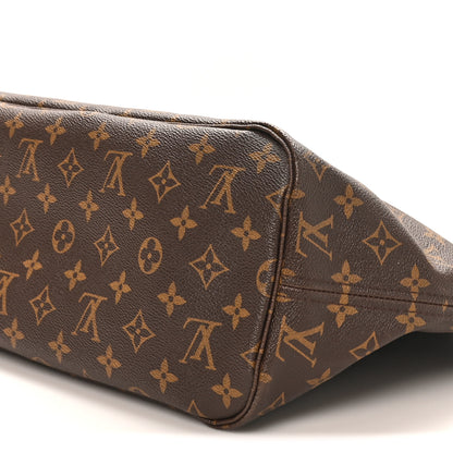 Louis Vuitton Monogram Totem Neverfull MM Magenta 9 of 10