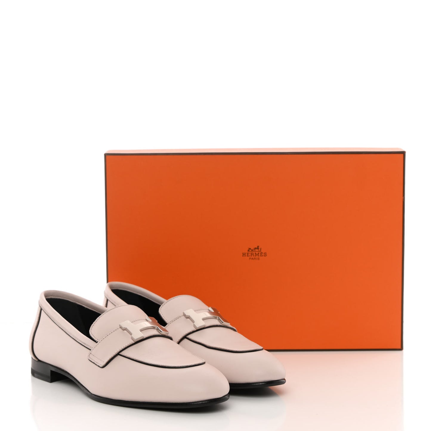 Calfskin Womens Paris Loafers 36 Rose Petale