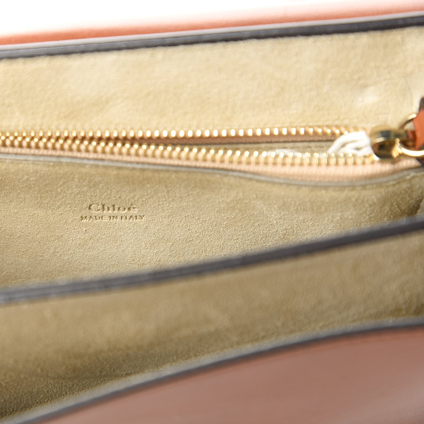 Suede Calfskin Medium Faye Shoulder Bag Tobacco